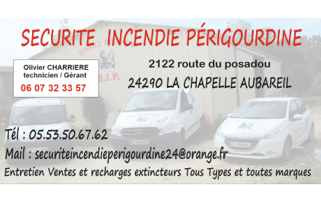SECURITE INCENDIE PERIGOURDINE